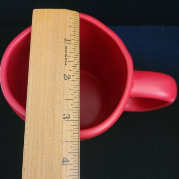 Rae Dunn PROUD AMERICAN Red Coffee Mug & ROLFS Leather US Flag Coin Purse - Picture 9 of 13